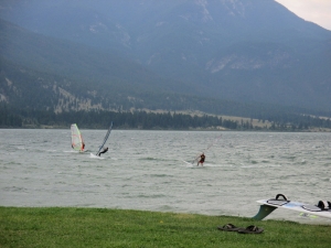 Some people prefer a windy day.
